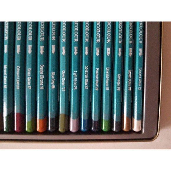 Derwent watercolor pencils tin no. 32883 - Picture 8 of 9